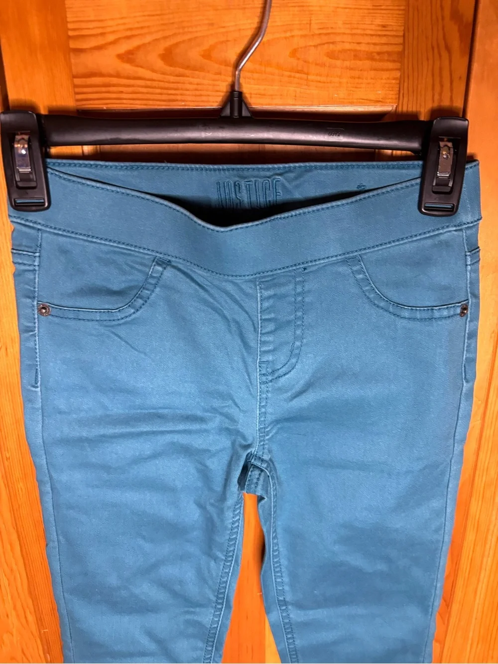 Justice Teal Girls' Pull-On Leggings
